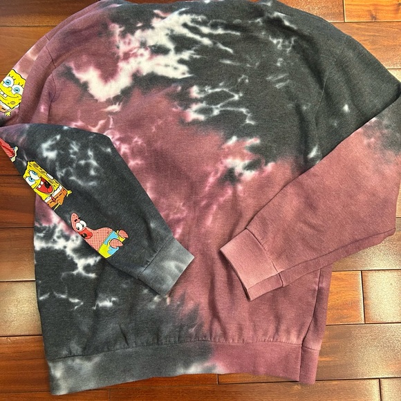 Nickelodeon SpongeBob SquarePants Tie-Dye Hoodie-pullover. Unisex - Picture 7 of 7